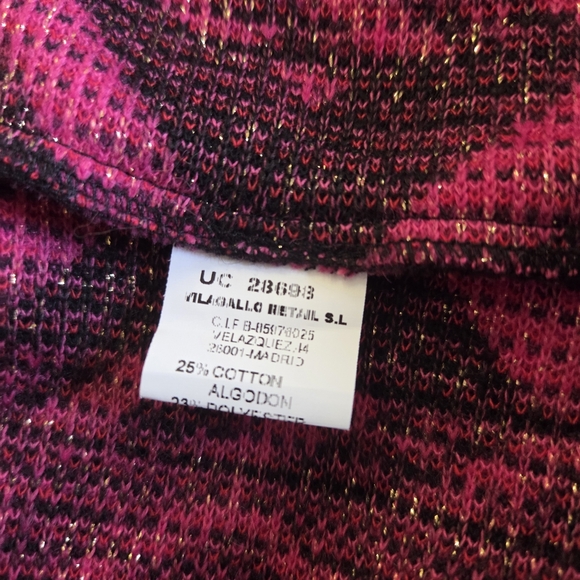 Anthropoligie Vilagallo Abstract Fringe Wool Blend Sweater Womens Size Small - Picture 7 of 8